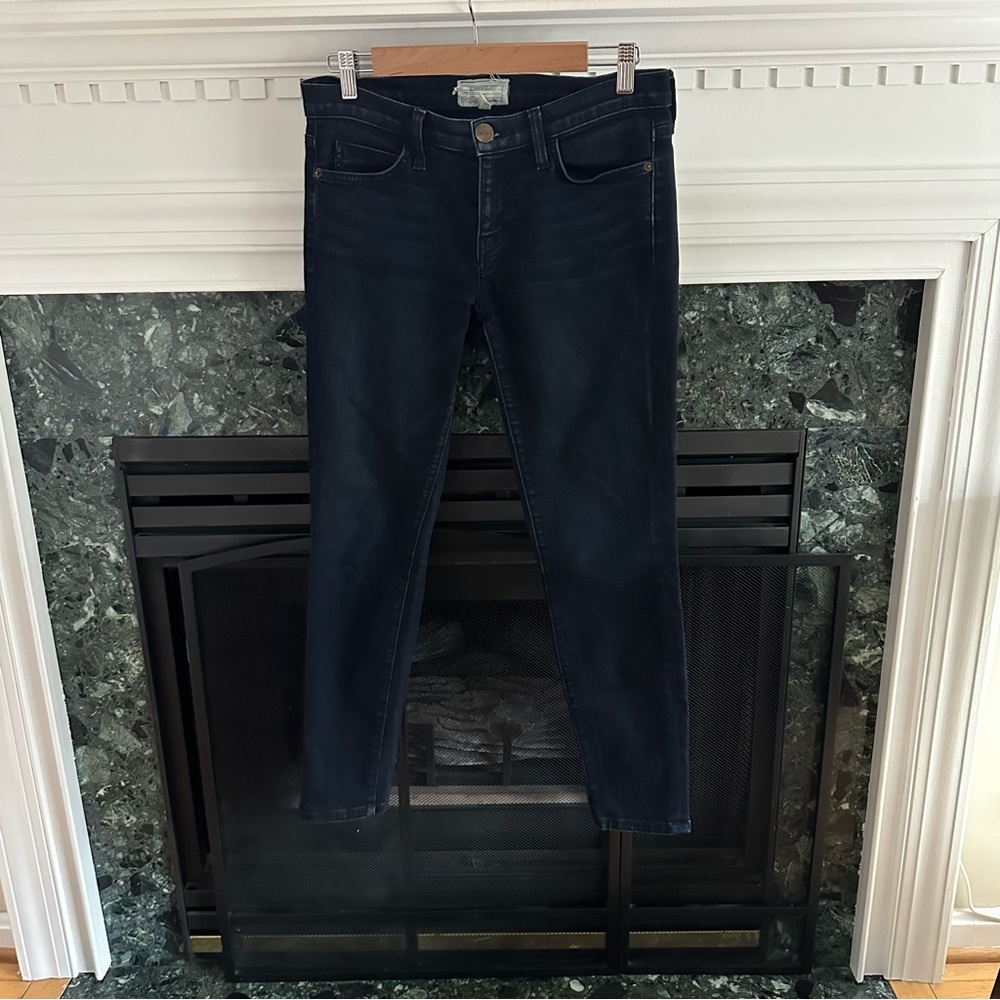 Current Elliot The Stiletto Skinny Jean, Black Book wash, size 28